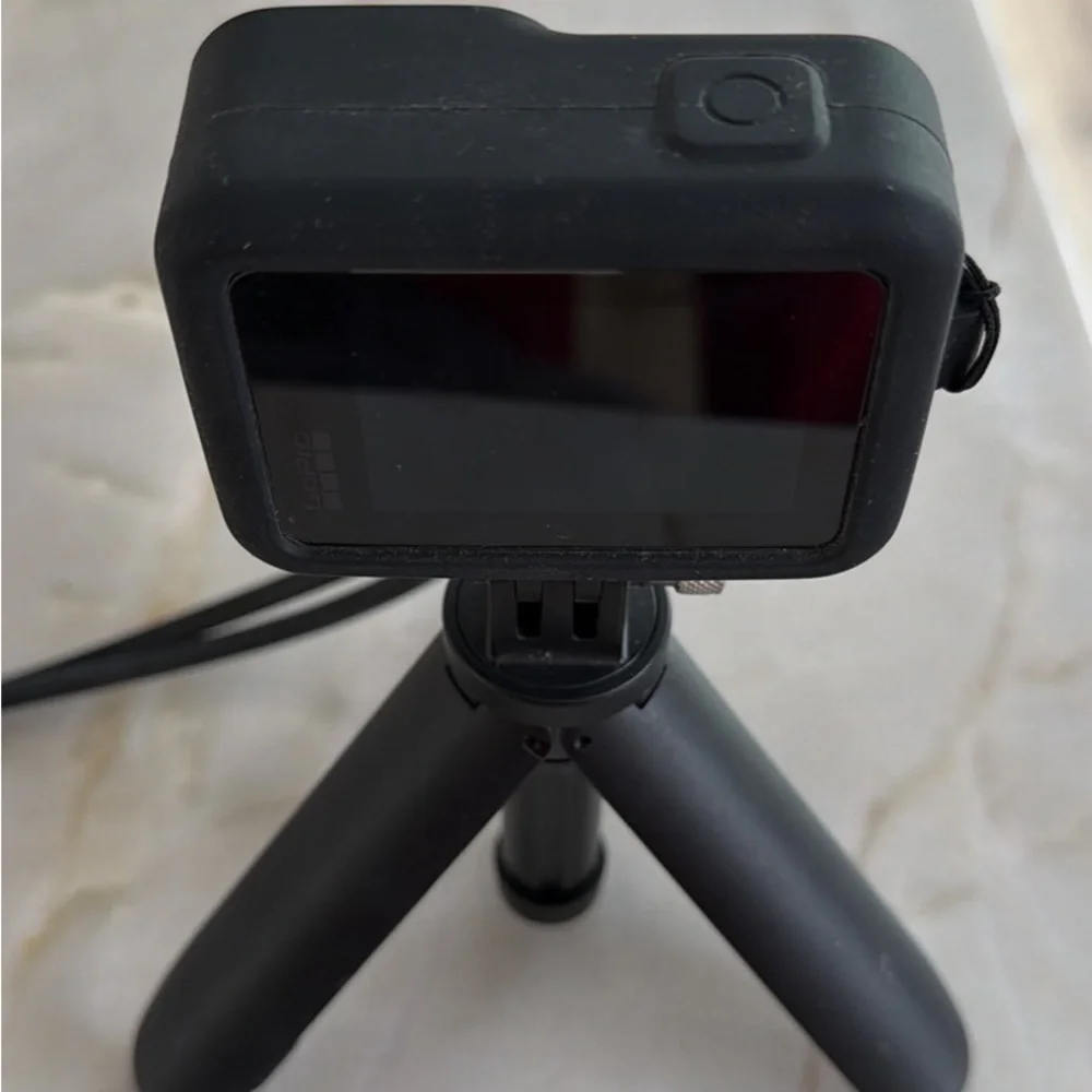 GoPro Hero 8 Black with tripod